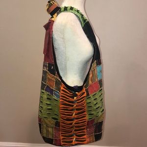 Kathmandu Imports Boho Patchwork Crossbody Purse